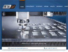 Tablet Screenshot of metalcut.cz